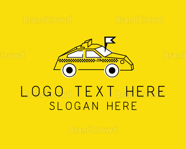 Taxi Transport Locator Logo