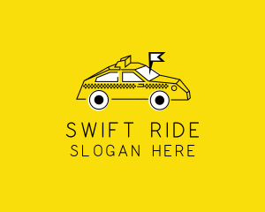 Taxi - Taxi Transport Locator logo design