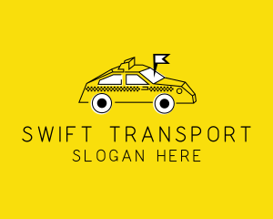 Taxi Transport Locator logo design