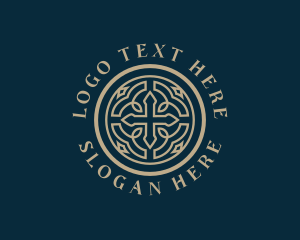 Sacrament - Christian Cross Fellowship logo design