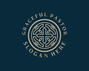 Pastor - Christian Cross Fellowship logo design