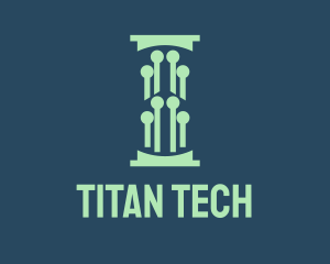 Electrical Tech Pillar  logo design