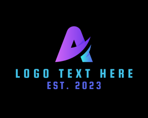 Modern - Abstract Modern Letter A logo design