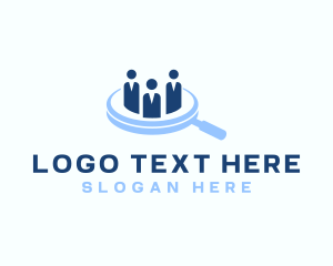 Hiring - People Recruitment Team logo design