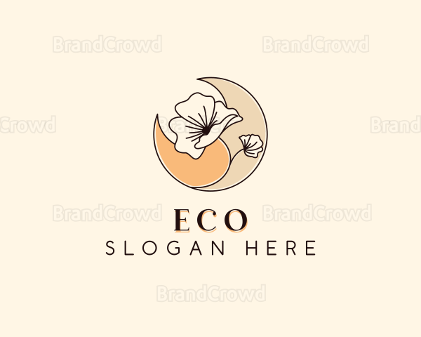 Floral Moon Decor Logo