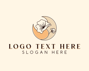 Floral Moon Decor Logo