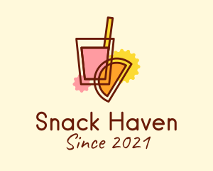 Fresh Fruit Cooler logo design