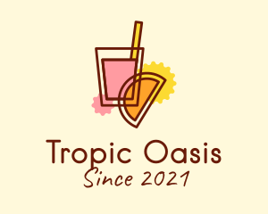 Tropic - Fresh Fruit Cooler logo design