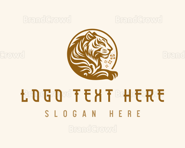 Tiger Chinese Zodiac Logo