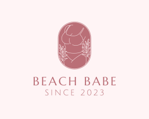 Sexy Bikini Lady logo design