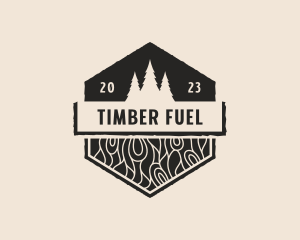 Timber Wood Carpentry logo design