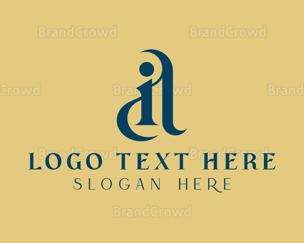 Luxury Professional Enterprise Letter AI Logo