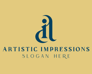 Luxury Professional Enterprise Letter AI logo design