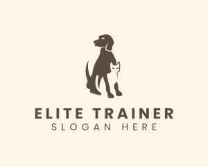 Dog Cat Veterinary logo design