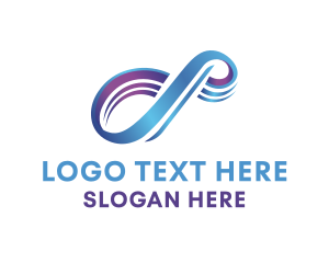 Social Media - Infinity Loop Modern logo design
