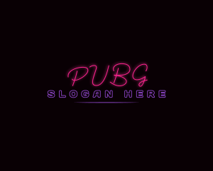 Modern Glow Neon Business Logo