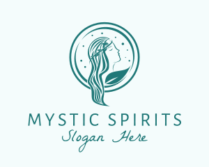 Natural Deity Woman logo design