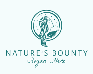 Natural Deity Woman logo design