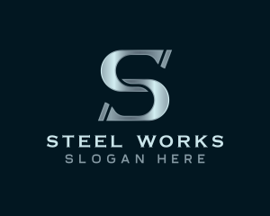 Professional Metallic Piston Letter S logo design