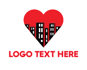 Urban - Love Buildings City logo design