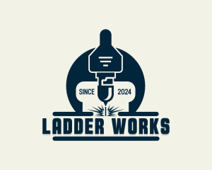 CNC Laser Fabrication logo design