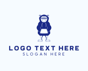 Pug Dog Hoodie logo design