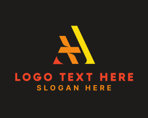 Serif - Abstract A Serif logo design