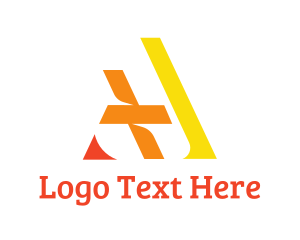 Label - Abstract A Serif logo design