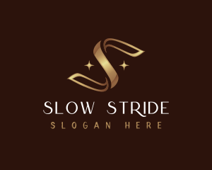 Luxury Ribbon Letter S logo design