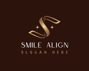 Luxury Ribbon Letter S logo design