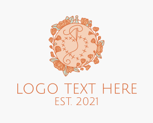 Etsy Store - Spring Floral Embroidery logo design