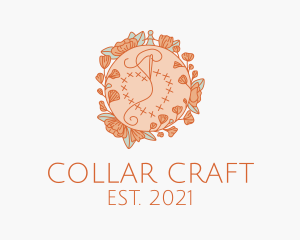 Spring Floral Embroidery  logo design