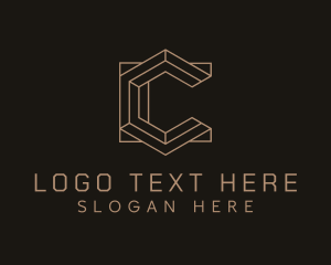 Finance - Modern Geometric Letter C logo design