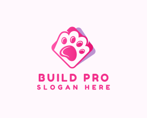 Pooch - Pet Paw Veterinary logo design