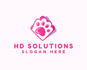 Pet Paw Veterinary logo design