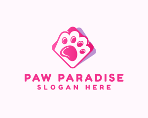 Paw - Pet Paw Veterinary logo design