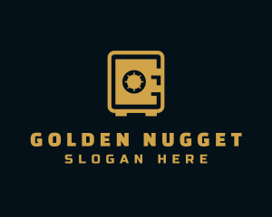 Golden Money Vault logo design