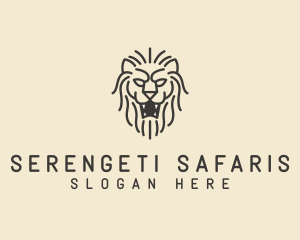 Wild Lion Safari logo design