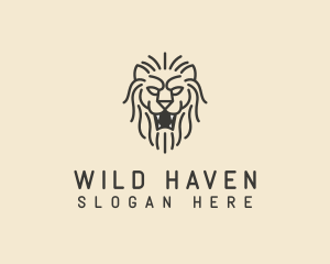 Wild Lion Safari logo design