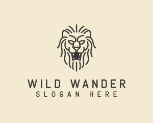 Wild Lion Safari logo design