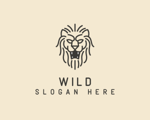 Wild Lion Safari logo design