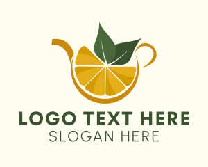 Cafeteria - Lemon Drink Pot logo design