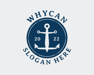 Aquatic Sailor Anchor Logo