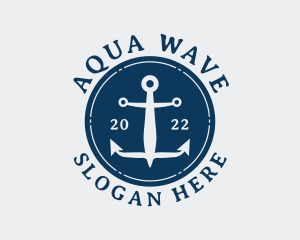 Aquatic Sailor Anchor logo design