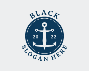 Maritime - Aquatic Sailor Anchor logo design
