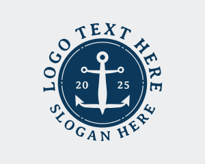 Sailor - Aquatic Sailor Anchor logo design