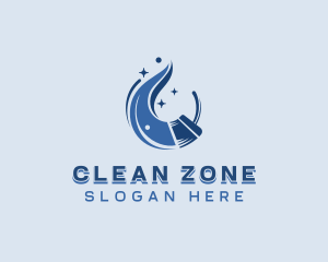 Sanitary - Clean Sanitary Housekeeper logo design