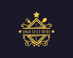 Fine Dining - Star Gourmet Restaurant logo design