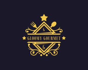 Star Gourmet Restaurant logo design