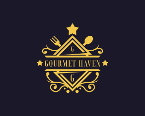 Star Gourmet Restaurant logo design